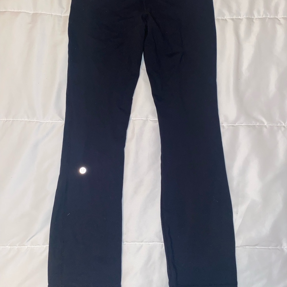 Lululemon Black Low Rise Flair Leggings